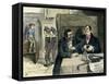 The Life and Adventures of Nicholas Nickleby by Dickens-Hablot Knight Browne-Framed Stretched Canvas