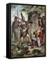 The Life and Adventures of Robinson Crusoe by Defoe-null-Framed Stretched Canvas