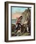 The Life and Adventures of Robinson Crusoe by Defoe-null-Framed Giclee Print