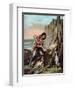 The Life and Adventures of Robinson Crusoe by Defoe-null-Framed Giclee Print