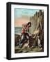 The Life and Adventures of Robinson Crusoe by Defoe-null-Framed Giclee Print