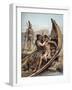 The Life and Adventures of Robinson Crusoe by Defoe-null-Framed Premium Giclee Print