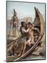 The Life and Adventures of Robinson Crusoe by Defoe-null-Mounted Giclee Print