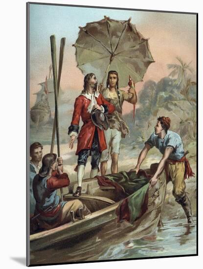The Life and Adventures of Robinson Crusoe by Defoe-null-Mounted Premium Giclee Print
