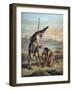 The Life and Adventures of Robinson Crusoe by Defoe-null-Framed Premium Giclee Print