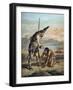 The Life and Adventures of Robinson Crusoe by Defoe-null-Framed Premium Giclee Print