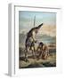 The Life and Adventures of Robinson Crusoe by Defoe-null-Framed Premium Giclee Print