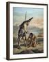 The Life and Adventures of Robinson Crusoe by Defoe-null-Framed Giclee Print