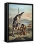 The Life and Adventures of Robinson Crusoe by Defoe-null-Framed Stretched Canvas