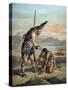 The Life and Adventures of Robinson Crusoe by Defoe-null-Stretched Canvas