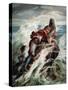 The Life and Adventures of Robinson Crusoe by Defoe-null-Stretched Canvas