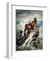 The Life and Adventures of Robinson Crusoe by Defoe-null-Framed Giclee Print