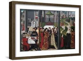 The Life and Miracles of Saint Godelieve, Polyptych, Last Quarter of 15th Century-null-Framed Art Print