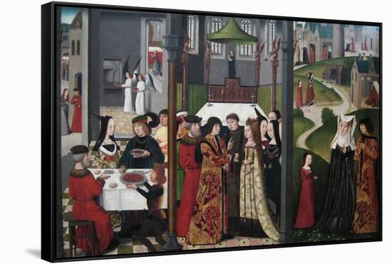 The Life and Miracles of Saint Godelieve, Polyptych, Last Quarter of 15th Century-null-Framed Stretched Canvas