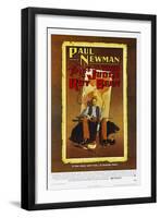 The Life and Times of Judge Roy Bean, US poster, Paul Newman, 1972-null-Framed Art Print