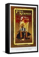 The Life and Times of Judge Roy Bean, US poster, Paul Newman, 1972-null-Framed Stretched Canvas