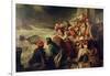 The Life-Boat Going to the Rescue, 1861-Thomas Brooks-Framed Giclee Print