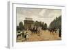 The Life Guards Passing Hyde Park Corner, London, circa 1886-Felippo Baratti-Framed Giclee Print