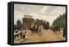 The Life Guards Passing Hyde Park Corner, London, circa 1886-Felippo Baratti-Framed Stretched Canvas