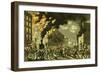 The Life of a Fireman, the New Era. Steam and Muscle, 1861-Currier & Ives-Framed Giclee Print