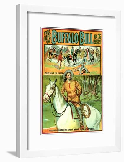 The Life of Buffalo Bill, 1912-null-Framed Art Print