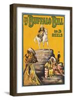 The Life of Buffalo Bill in 3 Reels-null-Framed Art Print