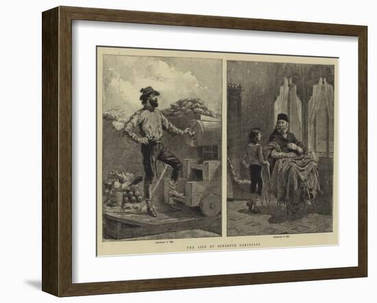 The Life of Giuseppe Garibaldi-Adrien Emmanuel Marie-Framed Giclee Print