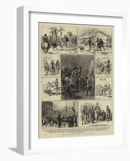The Life of Giuseppe Garibaldi-Adrien Emmanuel Marie-Framed Giclee Print