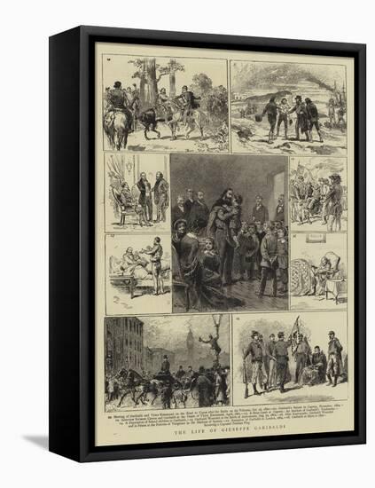 The Life of Giuseppe Garibaldi-Adrien Emmanuel Marie-Framed Stretched Canvas