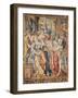 The Life of Pompeius, Detail of 17th Century Tapestry Manufactured in Bruges, Ca 1640-null-Framed Giclee Print