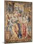 The Life of Pompeius, Detail of 17th Century Tapestry Manufactured in Bruges, Ca 1640-null-Mounted Giclee Print