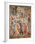 The Life of Pompeius, Detail of 17th Century Tapestry Manufactured in Bruges, Ca 1640-null-Framed Giclee Print