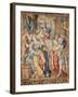 The Life of Pompeius, Detail of 17th Century Tapestry Manufactured in Bruges, Ca 1640-null-Framed Giclee Print