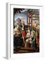 The Life of the Child Jesus, Jesus Working the Wood with His Father-null-Framed Giclee Print