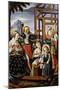 The Life of the Child Jesus, Jesus Working the Wood with His Father-null-Mounted Giclee Print