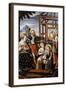 The Life of the Child Jesus, Jesus Working the Wood with His Father-null-Framed Giclee Print