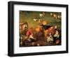 the Life of the Peasants , Detail of a Painting by Jan Bruegel, 1617-Jan the Elder Brueghel-Framed Giclee Print