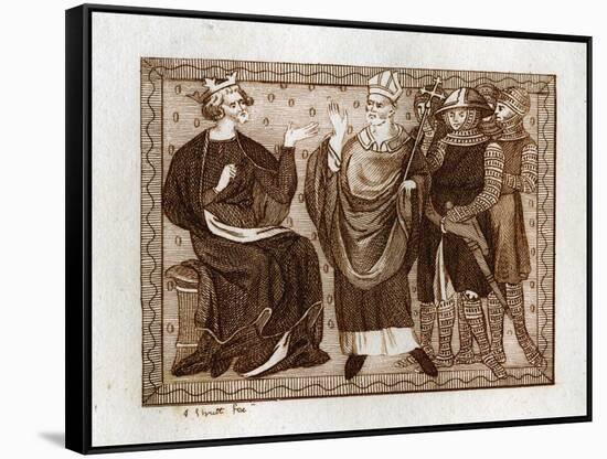 The Life of Thomas Becket-Joseph Strutt-Framed Stretched Canvas