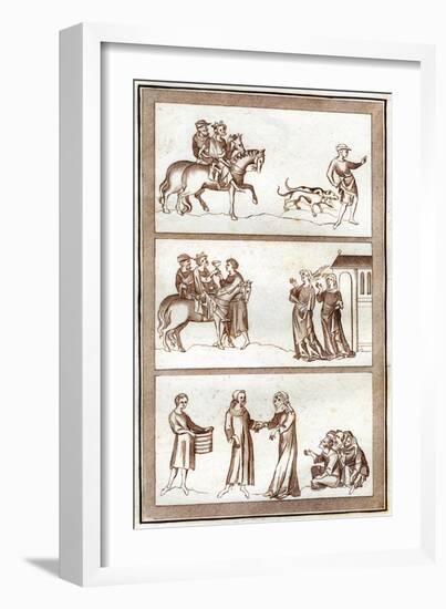 The Life of Thomas Becket-Joseph Strutt-Framed Giclee Print