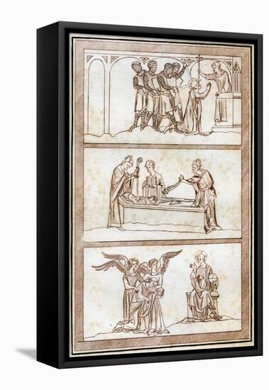 The Life of Thomas Becket-Joseph Strutt-Framed Stretched Canvas