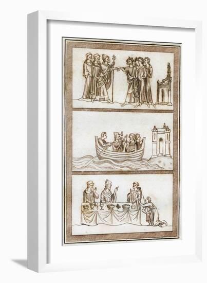 The Life of Thomas Becket-Joseph Strutt-Framed Giclee Print