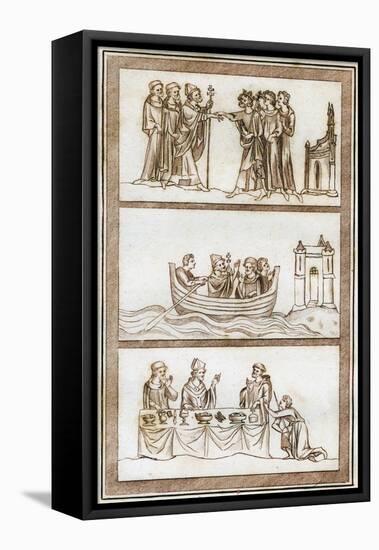 The Life of Thomas Becket-Joseph Strutt-Framed Stretched Canvas