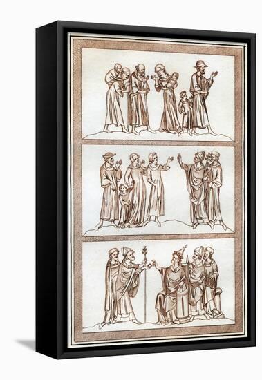 The Life of Thomas Becket-Joseph Strutt-Framed Stretched Canvas