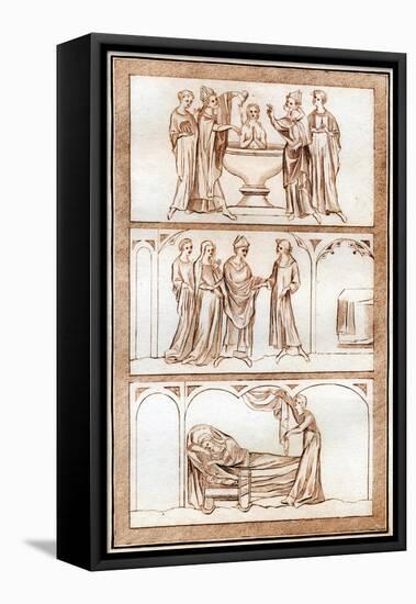 The Life of Thomas Becket-Joseph Strutt-Framed Stretched Canvas