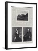 The Life of William Ewart Gladstone-null-Framed Giclee Print