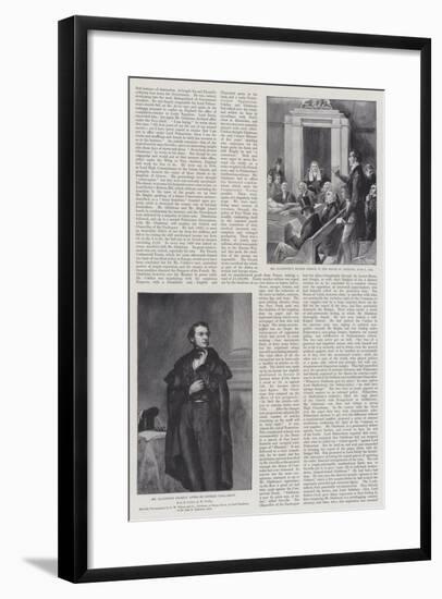 The Life of William Ewart Gladstone-null-Framed Giclee Print