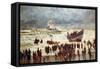 The Lifeboat, 1873-William Lionel Wyllie-Framed Stretched Canvas