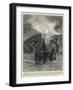 The Lifeboat Disaster at Caistor, Saving One of the Crew-William T. Maud-Framed Giclee Print