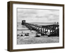 The Lifeboat Station at Bembridge, Isle of Wight, England-null-Framed Photographic Print