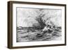 The Lifeboats of RMS Lusitania, 7 May 1915-Samuel Begg-Framed Premium Giclee Print